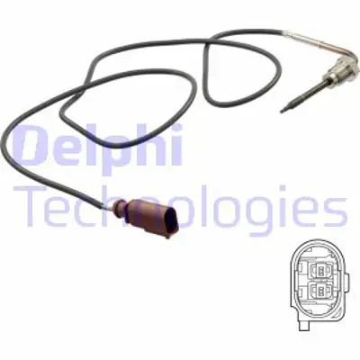 DELPHI TS30159 Egzoz Sıcaklık Sensoru Dızel Partıkul Fıltre On Touareg 07>10 Q7 07>15 Casa Casc Casb Bun 