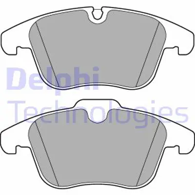 DELPHI LP3180 Fren Balatası On Jaguar Xe X760 15> 