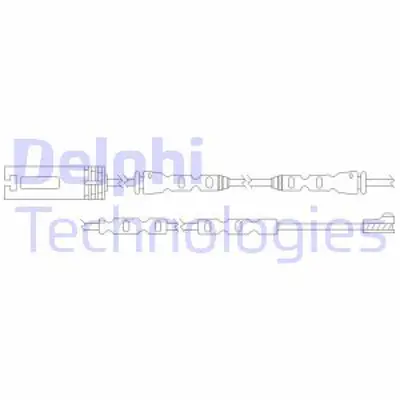 DELPHI LZ0253 Fren Balata Fısı On (Uzunluk 723 Mm) Bmw E81 E87 E90 E92 E93 