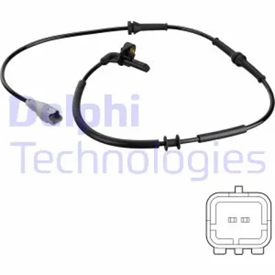 DELPHI SS20761 Abs Sensoru Arka Sol Partner-Berlıngo 985 