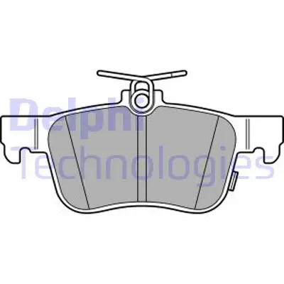 DELPHI LP3607 Arka Fren Balatası Focus Iv 18 > Galaxy 15 > Kuga Iı 14 > Mondeo V 14 > S-Max 15 > 