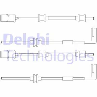 DELPHI LZ0148 On Fren Balata Ikaz Sensoru Vectra B 