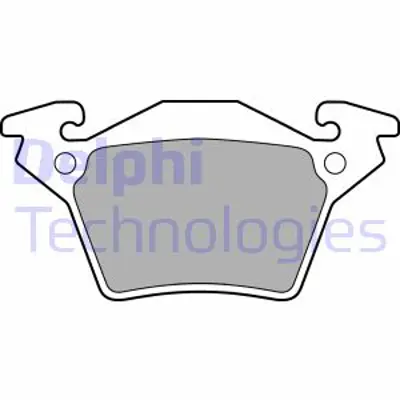 DELPHI LP1471 Fren Balatası Arka V-Class 638/2 96>03 Vıto 638 96>03 