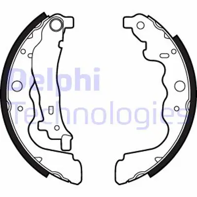 DELPHI LS2022 Arka Fren Balatası Pabuc Kangoo Iıı Captur Clıo Iv Duster Dokker Lodgy Sandero Iı Logan Mcv Mıcra No 