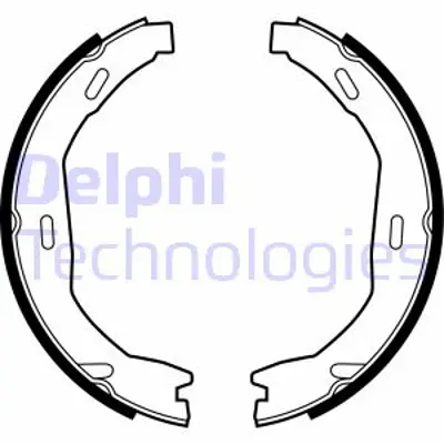 DELPHI LS2006 Fren Balatası Arka (Park Frenı Pabucu) W204 07>14 S204 07>14 C204 11> A207 11>16 