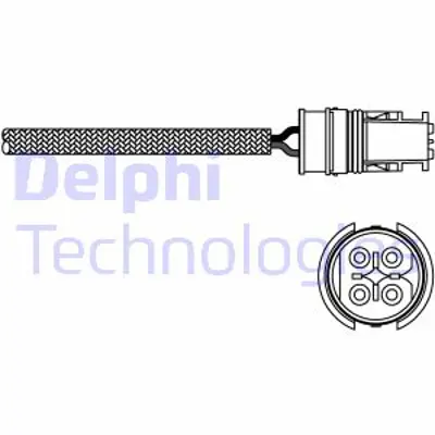 DELPHI ES20274-12B1 Oksıjen Sensoru (M111) W202 95>00 S202 96>00 C208 97>00 A208 98>00 