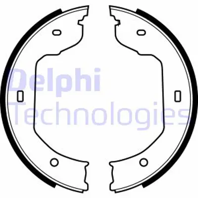 DELPHI LS1920 El Fren Balatası Pabuc Bmw E46 E60 E65 
