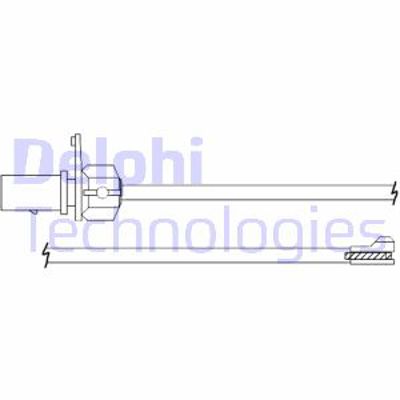 DELPHI LZ0288 Balata Ikaz Kablosu On Audı Q5 12> 
