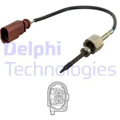 DELPHI TS30262 Egzoz Sıcaklıgı Sensoru (Kurum Parcacık Fıltresı Oncesı) Crafter 2,5 Bjm Bjk 06>13 