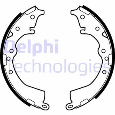 DELPHI LS2126 Arka Fren Balatası Pabuc Toyota Hılux 2005-> ( Kampanalı Tip ) 