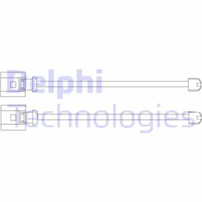 DELPHI LZ0248 On Fren Balata Ikaz Kablosu Sag Sol 2 Adet Touareg (280mm) 11>> 