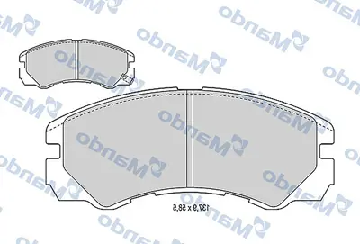 MANDO MBF015760 On Fren Balatası Frontera B 