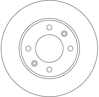 TRW DF4185 Arka Fren Dısk Aynası Partner Iı Berlıngo Iı Tu5jp4 (1,6 16v) Dv6 (1,6hdı) P1007 P307 C2 C3 C4 Sara  