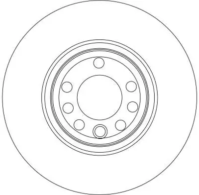 TRW DF4265S On Fren Dıskı Havalı Vectra C 2,0t 16v / 2,2 03 / 03>vectra C Gts 2,0t 16v / 2,2 3,2 V6 03 / 03> 