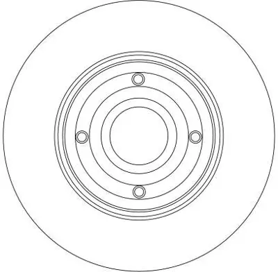 TRW DF4274S Arka Fren Aynası (Dıskı) Megane Iı 02> Clıo Iıı 04> Modus 02> 1,2 / 1,4 / 1,5dcı / 1,6 / 1,8 / 1,9dc 