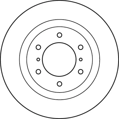 TRW DF4943S On Fren Aynası Havalı Pajero Iv 3,2 3,8 V6 07> 332x6 