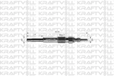 KRAFTVOLL 05030002 Kızdırma Bujısı Almera Kubıstar Mıcra Iıı Note Clıo Iı Iıı Kangoo Laguna Megane 1,5dcı / 1,9dtı (K9k 