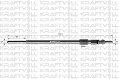 KRAFTVOLL 05030110 Kızdırma Bujısı 11.5v Mıtsubıshı Colt 1.5 Dı-D , Smart Forfour (454) 1.5 Cdı 04>06 