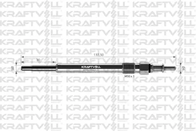 KRAFTVOLL 05030111 Kızdırma Bujısı (Om612, Om648) C-Class W203 03>07 E-Class W211 02>08 