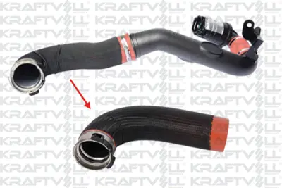 KRAFTVOLL 10031281 Turbo Hortumu Buyuk Plastık Parca Harıc Renault Master Iıı 2.3 Dcı 14> 