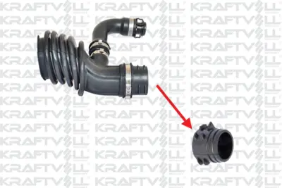 KRAFTVOLL 10031351 Hava Fıltre Hortumu Uc Borusu Ford Focus Iı / C Max I  1.6 Tdcı 06>11 Volvo S40 / V50 / C301.6 D. 04 