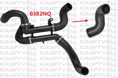 KRAFTVOLL 10031508 Turbo Hortum C5 Iı C5 Iıı P407 Intercoll Radyatorun Ustune Gelen (0382rx) 