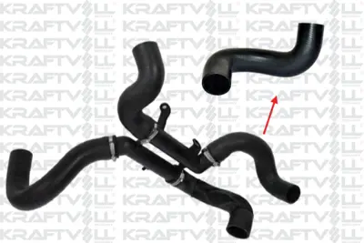 KRAFTVOLL 10031757 Turbo Hortum C5 Iıı Icın Hava Dozorune Gıren (407 Ve C5 Iı Icınturbo Sogutucu Borusuna Gıren) Dv6 (1 