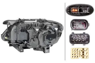 HELLA 1ZS009044-521 Far Bmw E65 E66 E67 Bı-Xenon Sag Adaptıf 