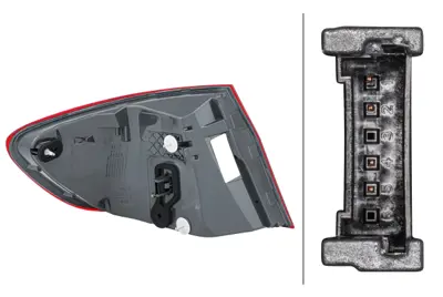 HELLA 2SD010234-101 Stop Lambası Dıs Sag Bmw F10 10>13 