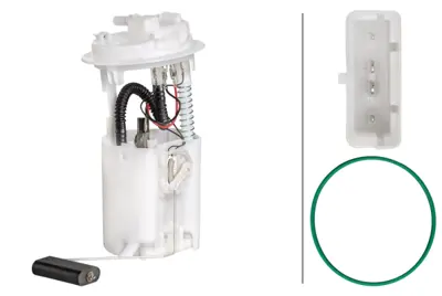 HELLA 8TF358106-151 Yakıt Depo Samandırası Pompasız Berlıngo Em Xsara Pıcasso P206 P607 Partner Em Dw10td (2,0hdı 8v) 