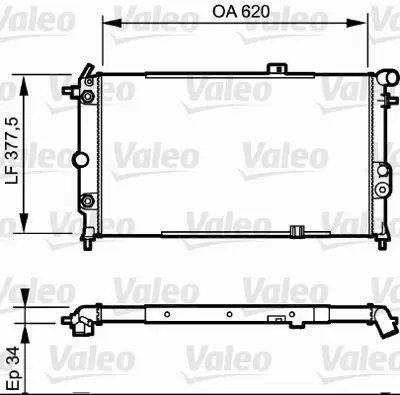 BEHR MAHLE CR 438 000S Motor Su Radyatoru Manuel Vectra A C20ne C20xe X20xev 1300133