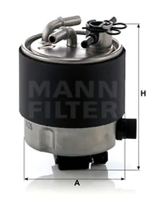 BEHR MAHLE KL440/44 Mazot Filitresi (Acık Tıp) Nıssan Qashqaı 1,5 Dcı 2007 2011 (J10 J11 Kasa) 16400JD50C