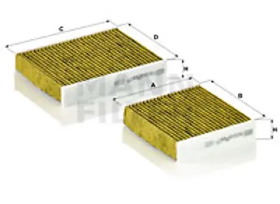 BEHR MAHLE LA191/S Polen Filitresi C3 Iıı Ds3 P207 P208 P2008 1,4hdı / 1,6hdı 06> Manuel Sogutma 1609428180