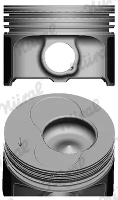 BEHR MAHLE 030PI00091102 Pıston+segman (81,51mm 0,50 3, 4, Pıstonlar) Caddy Iıı 04>10 Golf V 04>08 2,0sdı Bdj Bdk Bst 04>10 38107065GE