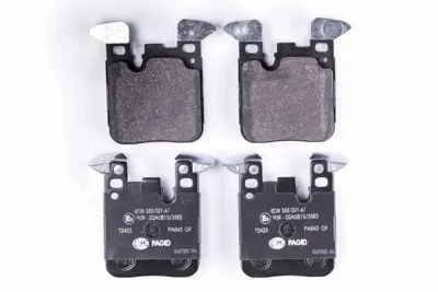 BRAXIS AA0657 Arka Fren Balatası Bmw F30 F20 F22 F87 F23 F32 F82 M Spor 34212284989