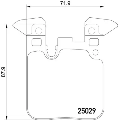 BRAXIS AA0657 Arka Fren Balatası Bmw F30 F20 F22 F87 F23 F32 F82 M Spor 34212284989