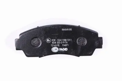 BRAXIS AA0752 On Fren Balatası Honda Crv 2,4 2012> Crv 1,6 Dtec 2015> Crv 2,2 Dtec 2012> 45022T1GG01