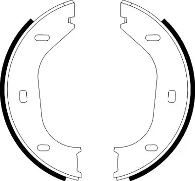 BRAXIS AC0150 El Fren Balatası Bmw E30 E24 60520463