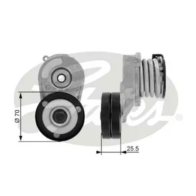 GATES T38432 Alternator Gergı Rulmanı Astra G H Combo Corsa C Merıva 1,7cdtı 1,7dtı 16v (00 ) 6204661