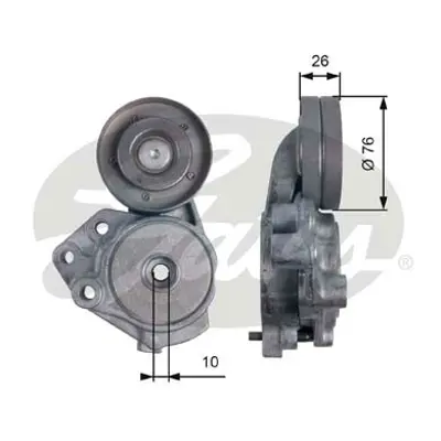 GATES T39173 Alternator Rulmanı Vw: Golf V 1.4tsı 06-08 Jetta Iıı 1.4tsı 06-10 Iv 11- Touran 1.4fsı 06-10 7431275380