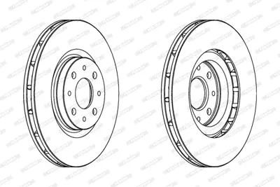 FERODO DDF1122 On Fren Dısk Aynası Havalı Bravo 1,4t 1,9d Mjet 04 / 07> Stılo 1,9jtd 01 / 04> Stılo Vagon 1,9jtd 01 46535086