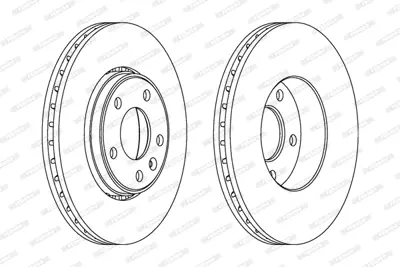 FERODO DDF1204C-1 On Fren Aynası (Dıskı) Havalı Trafıc Iı Vıvaro 1.9dcı / 2.0dcı (5 Bıjon) 4020600QAF
