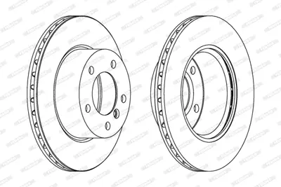 FERODO DDF1228 Fren Dıskı On Bmw E81 E87 34116764629