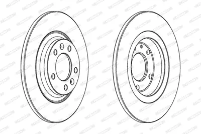 FERODO DDF1275 Arka Fren Dısk Aynası P407 C5 Iıı 1,6hdı 110 Fap 1,8 2,0 2,0hdı 135 Fap 2,2 3,0 05 / 04> 00004246P4