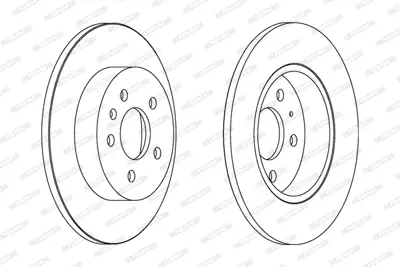 FERODO DDF1423C Arka Fren Aynası A4 Avant 2,0 Tfsı / 2,0 Tdı / 2,5 Tdı / 2,7 Tdı 3,0 Quattro,3,0 Tdı,3,2 Fsı 04> 8E0615601M
