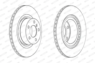 FERODO DDF2038C Fren Dıskı Arka Bmw F25 F26 34206790362