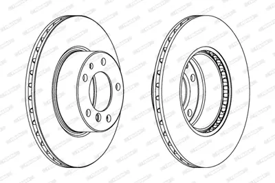 FERODO DDF211 On Fren Dıskı Bmw E34 E32 34111160936