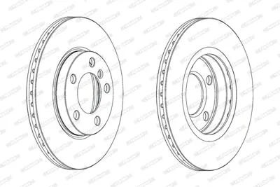 FERODO DDF2122C Fren Dıskı On Mını R60 R61 34119804828