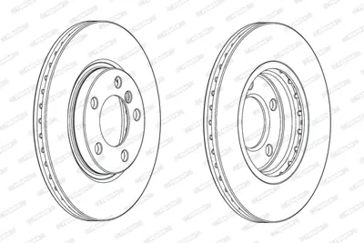 FERODO DDF2125C Fren Dıskı On Mını Countryman Paceman R60 R61  34119804829