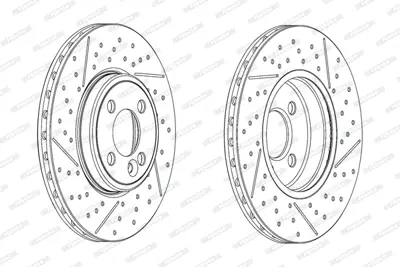 FERODO DDF2126C Fren Dıskı On Mını R55 R56 R58 R59 34116777825